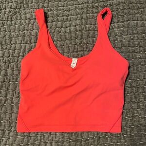 Lululemon align tank. Size 6. Worn once. Excellent condition.